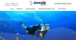 Desktop Screenshot of divevenezuela.com